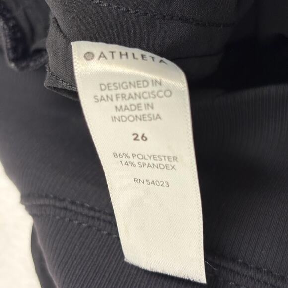 Athleta Nolita Wide Leg High Rise Pants Trousers Black Women’s Plus Size 26 - Picture 7 of 11